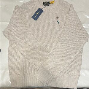 Polo by Ralph Lauren women Beige Crewneck Sweater